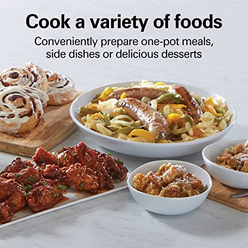 Hamilton Beach 4-Quart Slow Cooker with 3 Cooking Settings, Dishwasher-Safe Stoneware Crock & Glass Lid, Stainless Steel (33140G) 7