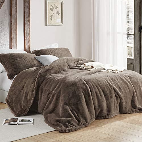 Byourbed Chunky Bunny - Coma Inducer Oversized Queen Comforter - Velveteen Brown