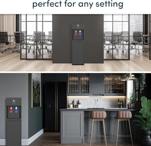 Avalon A6BLWTRCLRBLK Touchless Bottom Loading Cooler Dispenser-Hot & Cold Water, Child Safety Lock, Innovative Slim Design, Holds 3 or 5 Gallon Bottles-UL-Black 8