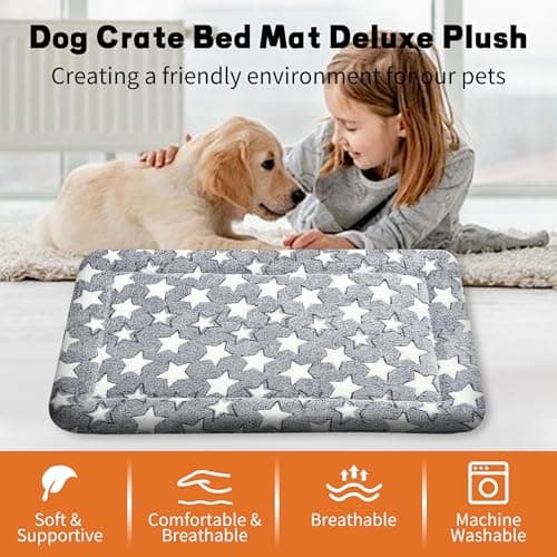 Dog Bed Mat – Soft & Comfortable Dog Kennel Pad for Crate – Durable Crate Bed & Mat for Dogs & Cats – Ideal for Crate, Kennel, and Home Use 5