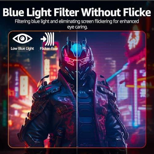 Gawfolk 27 inch Curved Gaming Monitor,144Hz/180Hz PC Monitor Full HD 1080P, Frameless 1800R Computer Display with FreeSync & Eye-Care Technology, Wall Mountable, DP, HDMI Port (Black) 5