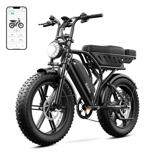 TS TST GRP LLC Electric Bike for Adults, 1500W Peak Ebike, 48V 15AH Waterproof Removable Battery, 7 Speed, 28 MPH Max, 20" Electric Off-Road Bike, UL 2849 Certification