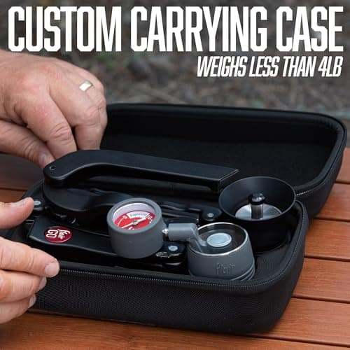 Flair GO: Portable, Collapsible Lever Espresso Machine for 9BAR Espresso Anywhere (Grounds Model) 5