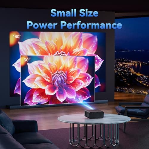 Mini Projector for iPhone, ELEPHAS 2025 Updated Portable Phone Projector, 1080P Supported Small Movie Projector, Compatible with Android/iOS, TV Stick, Laptop, HDMI/USB Interface 6