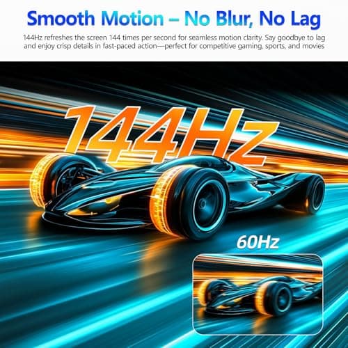 Veout 2.5K Portable Gaming Monitor with 144hz in 4 Colors - V1 Pro, 16inch 2560*1600 IPS Travel External Screen with FreeSync, Dual USB-C & Mini HDMI Second Display for Laptop/MacBook/PS5/Xbox/Switch 3