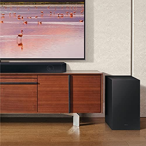 SAMSUNG HW-Q60C 3.1ch Soundbar w/Dolby Audio, Q-Symphony, Adaptive Sound Lite, HDMI eARC, Game Mode, Bluetooth, Tap Sound, Wireless Surround Sound Compatible, Black 5