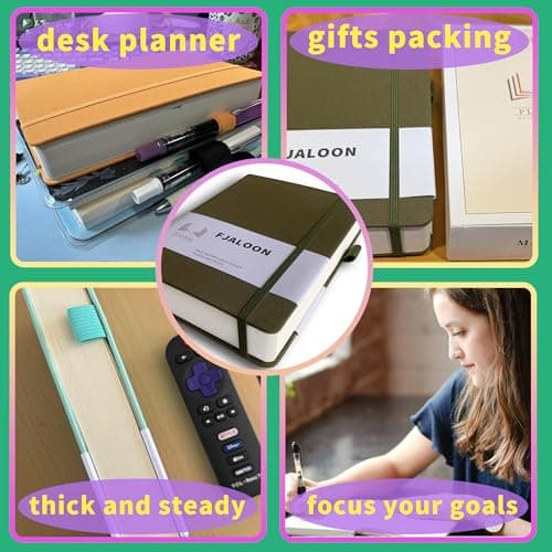 FJALOON ADHD Planners and Journals, ADHD Planner for Adults 2026, ADHD Planner 480 Pages Thick for Desk Work Undated (Olive Green) 6