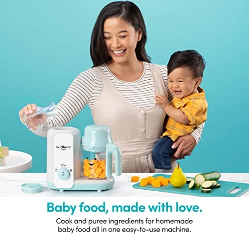 nutribullet Baby Steam + Blend, White/Blue 5