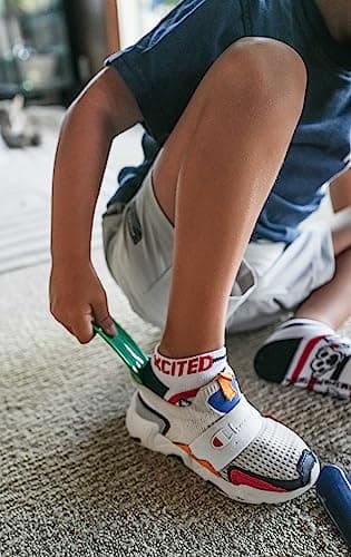 J&C Brands Shoehorn For Kids | Makes Putting On Your Kids Shoes Easy | Great Gift Idea | 4 Pack! 7