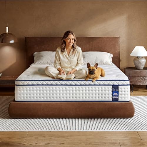 BCNUW Full Size Mattress, 12 Inch Hybrid Mattress Full in a Box, Medium Firm Memory Foam Mattress, with Individual Pocket Springs, Upgrade Zoned Support, Motion Isolation&Pressure Relief, CertiPUR-US