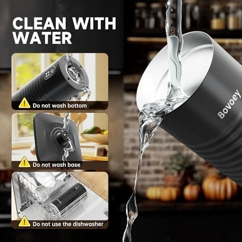 Electric Milk Frother Handheld Bundle,4 in 1 Automatic Milk Frother and Steamer Set,Cold Foam Maker Set for Hot Chocolate,Latte,Cappuccino and Macchiato (Black01) 5