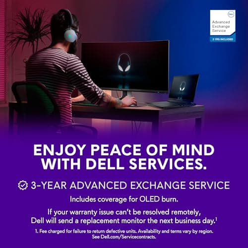 Alienware AW2524HF Gaming Monitor - 24.5-inch (1920x1080) 500Hz (Overclock) 0.5ms Display, Height/Tilt/Swivel/Pivot Adjustability, 3yr Advanced Exchange-Black 14