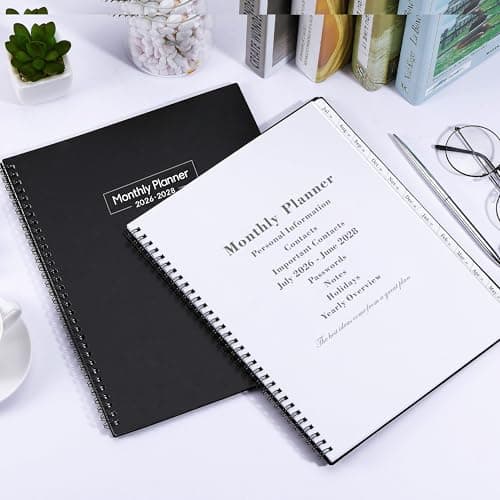 2026-2028 Monthly Planner - Monthly Planner from July 2026 to June 2028, 2026-2028 Planners 8.5'' x 11'', 24 Tabs, Inner Pocket 2