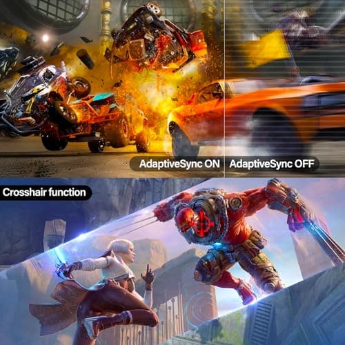 Gawfolk Gaming Monitor 34 inch IPS 120Hz, Ultrawide PC Screen 2560×1080P Ultra-Thin Zero Frame Computer Display for Home Office Business, DP, HDMI, Wall-Mounted, Black 8