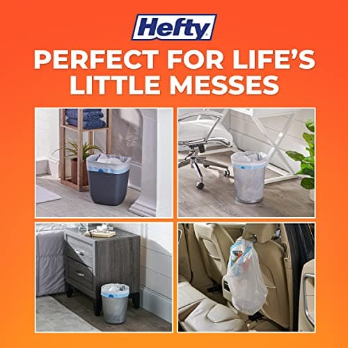 Hefty Small Trash Bags, Fabuloso Scent, 4 Gallon, 52 Count 5