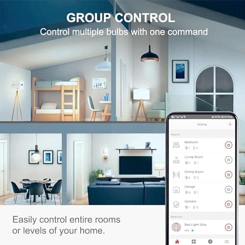 Sengled WiFi Light Bulb - Smart Bulbs That is Compatible with Google Assistant, A19 Daylight (5000K) - No Hub Required, 800LM 60W High CRI)60 Equivalent, 4 Count (Pack of 1) 6