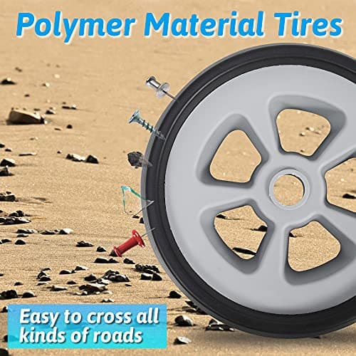 GanFindX Quick-Detachable Stainless Steel Sit on Top Kayak Cart with Puncture-Resistant Wheels Width Adjustable Canoe Trolley, Suitable for Kinds of Kayaks and Canoe with Plug Holes 6