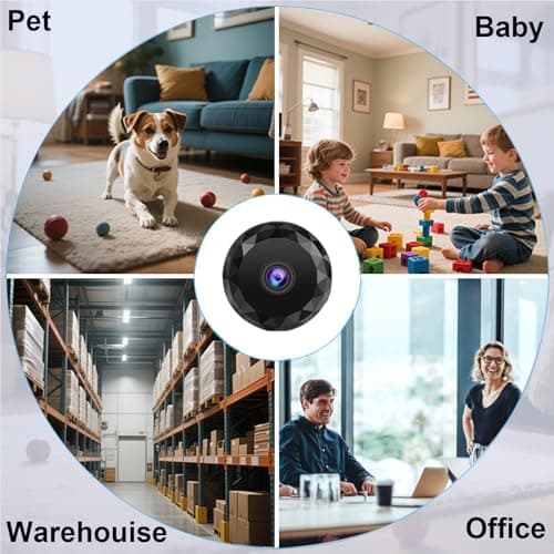 ZMDCAM Hidden Camera - 2K WiFi Mini Wireless Security Camera, Perfect for Indoor and Outdoor Security and Pet/Baby Monitoring​ 5