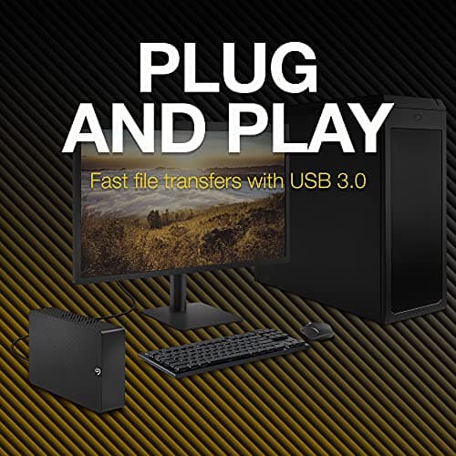 Seagate Expansion Desktop 14TB, External Hard Drive, USB 3.0, 2 Year Rescue Services (STKP14000400) 5