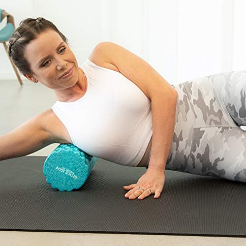 The Original Body Roller - High Density Foam Roller Massager for Deep Tissue Massage of The Back and Leg Muscles - Self Myofascial Release of Painful Trigger Point Muscle Adhesions - 13" Turquoise 9