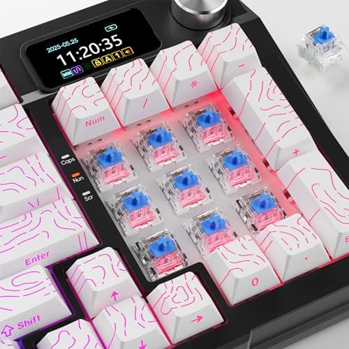 ZhouWang 72PCS Blue Pre-Lubricated,Dustproof Click Switch,Crisp clicking Sound with Strong Tactile Feedback, Suitable clicker for 3D Prints and Mechanical Gaming Keyboards. 5