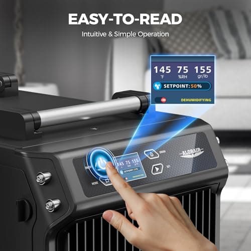 ALORAIR 145 Pint Crawl Spaces Dehumidifier with Pump and Drain Hose, Auto Defrost for Crawlspaces, Commercial, Basements, and Large Rooms up to 1800 Sq.Ft 6