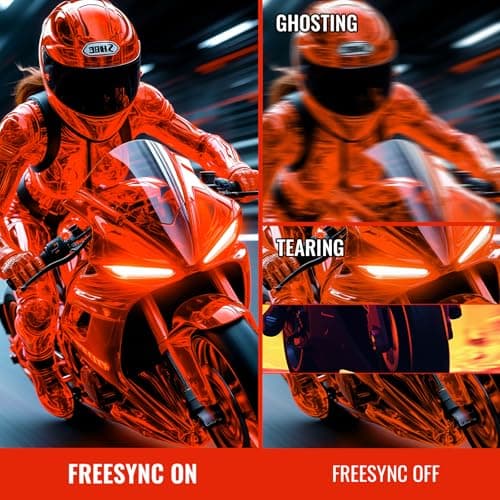 SANSUI Gaming Monitor, 24 Inch 180Hz, FHD 1080P 1ms 110% sRGB Computer Monitor, HDMI DP Ports VESA Support for Game Office (HDMI Cable Included) 5