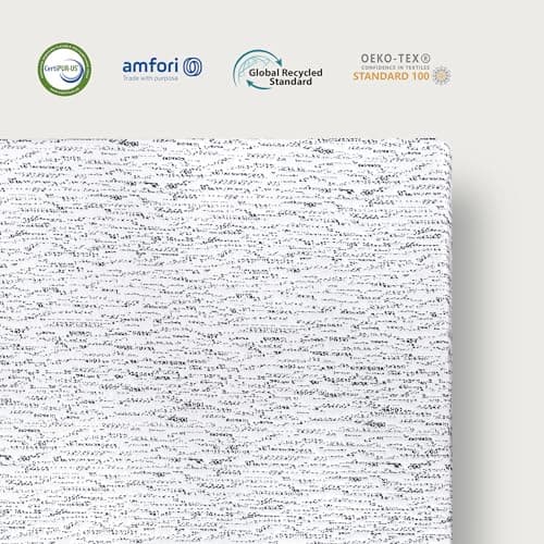 SyMax Memory Foam Mattress Topper, Gel Infused Foam Topper, Breathable Bed Topper with Cover, Pressure Relieving, CertiPUR-US Certified, 4 Inch(Grey Cover), Twin XL Size 6