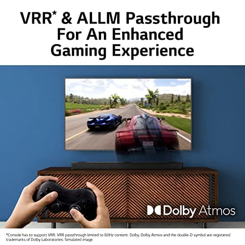 LG S80QR 5.1.3ch Sound bar with 4ch Rear Speakers, Center Up-Firing, Dolby Atmos DTS:X, Works with Airplay2, Spotify HiFi, Alexa, High-Res Audio, Synergy TV, Meridian 9