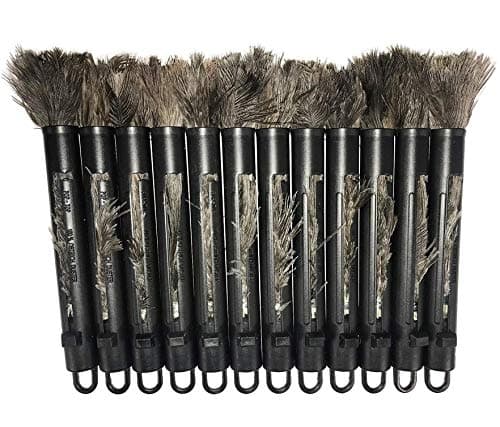 Alta Dusting Products 12-Pack - Retractable Feather Duster-Genuine Ostrich Feathers with Metal-Wire Binding