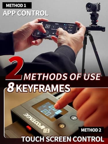 IFOOTAGE Camera Slider Shark Nano II 660, 26" Motorized Camera Slider Multi-Axis Electric Slider 360° Panoramic, 6 Modes for Phones/Cameras/DJI RS2/ RS3 Pro/ RS4/ RS4 Pro/ RS5 Gimbal, Payload 15.4lb 6