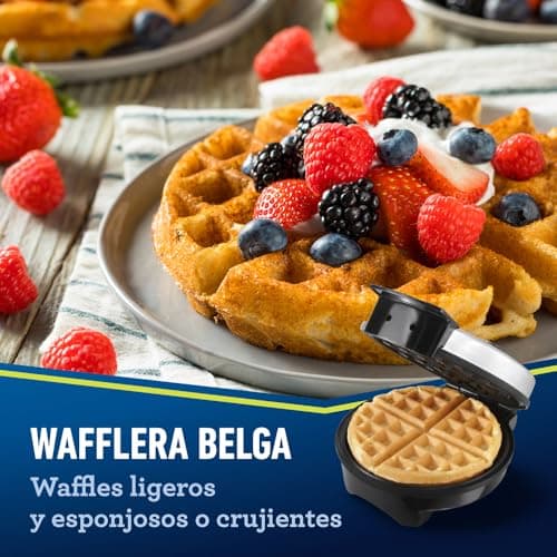 Oster Belgian Waffle Maker, Non-Stick Waffle Iron for Thick, Fluffy Waffles, Easy to Clean 8