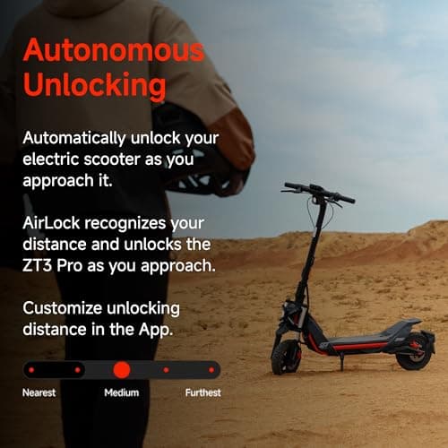 Segway ZT3 Pro Electric Scooter, Up to 24.9 MPH, 43.5-Mile Range, Dual Suspension, Flash Charge, 1600W Peak Motor, Off-Road Scooter for Adults UL Certified (UL2272/2271) 7