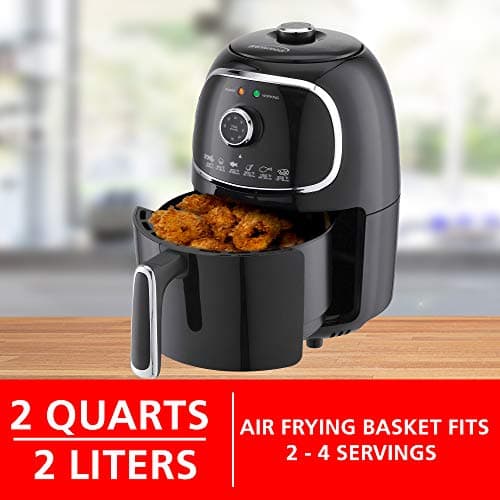 2-Quart Small Electric Air Fryer with Timer and Temperature Control 7