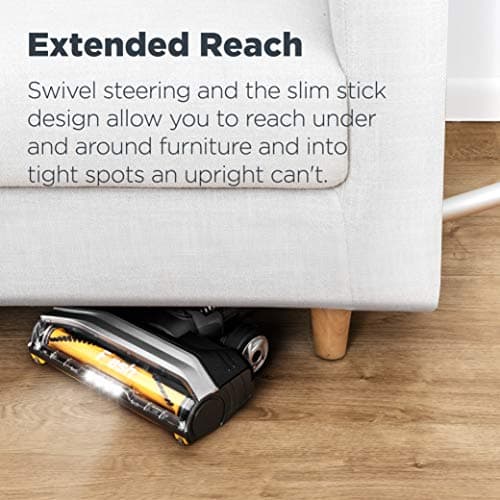 Eureka Flash Lightweight Stick Vacuum Cleaner, 15KPa Powerful Suction, 2 in 1 Corded Handheld Vac for Hard Floor and Carpet, Black 6