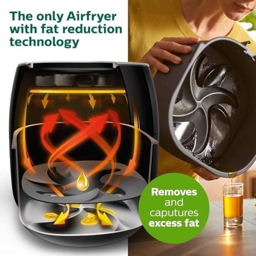 Philips Premium Airfryer XXL with Fat Removal Technology, Black, HD9630/98 5