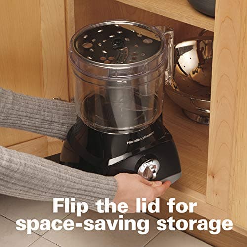 Hamilton Beach Food Processor & Vegetable Chopper for Slicing, Shredding, Mincing, and Puree, 8 Cup, Black 7