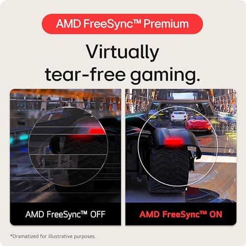 LG 32" Ultragear 4K UHD (3840x2160) Gaming Monitor, 144Hz, 1ms, VESA DisplayHDR 400, G-SYNC and AMD FreeSync Premium, HDMI 2.1, DisplayPort, 4-Pole HP Out DTS HP:X, Tilt/Height/Pivot Stand, Black 6