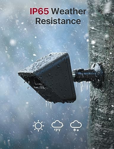 X-Sense Driveway Alarm, 1/2 Mile Long Range Solar Powered Smart Driveway Alarm, App for Customizable Driveway Alert, Outdoor Weather Resistant Motion Sensor & Detector with SBS50 Base Station 5