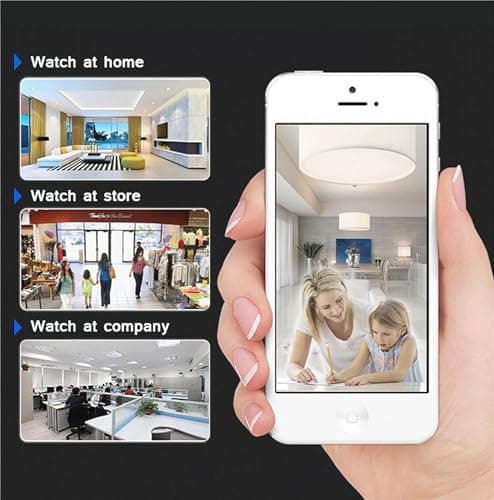 Accrue Spy Lens Cam, 2025 Upgrade Secret Scope Magnetic Mini Security Camera, 1080P HD Wireless Night Vision 5