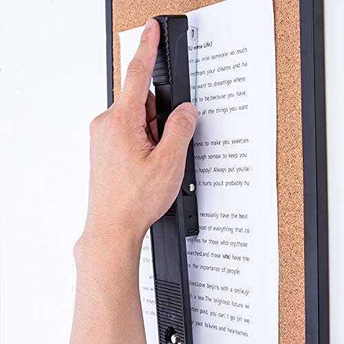 Amazon Basics Full-Strip Metal Office Desktop Stapler, 20 Sheet Capacity, Non-Slip, Black, 3-Pack 5