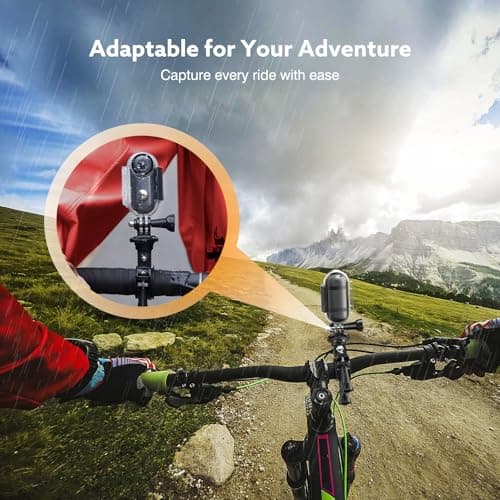 Losfom Z10 4K Action Camera, 128GB Wearable Sports Camera with Waterproof Case, Magnetic Clip, and Quick-Mount Accessories, Small Body Cam for Cycling, Diving, Travel (No WiFi No Bluetooth 6