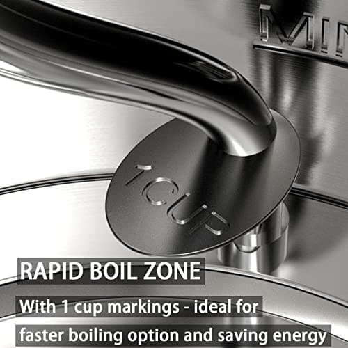 Anfilank Electric Gooseneck Kettle, 1L 1500WFast Boil, 100% Stainless Steel BPA Free Pour-Over Coffee & Tea Kettle,Water Boiler with Auto Shut & Boil-Dry Protectio,Green 7