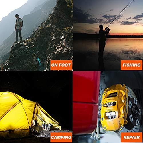 NICRON Flashlight, N7 600 Lumens Tactical Flashlight, 90 Degree Ip65 Waterproof Led Mini Flashlight 4 Modes- Best High Lumens are for Camping, Outdoor, Hiking （Not Including Batteries） Gift 7