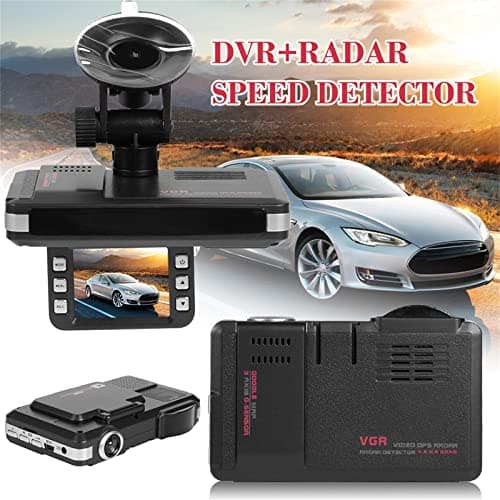 2.0'' Dash Cam,2 in 1 Car DVR Camera Dashboard Cam Voice Prompt Radar Detector 1080P Video Recorder Night Vision WDR G-Sensor,32gb 5