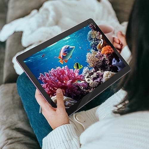 COOPERS Tablet 10 inch, Android 15 Tablet, 32GB ROM 1TB Expand Computer Tablets, Quad Core Processor 6000mAh Battery, 1280x800 IPS Touch Screen, 2+8MP Dual HD Camera, Bluetooth WiFi Tablets PC 6