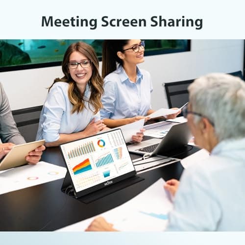 InnoView Portable Monitor, 15.6 Inch FHD 1080P HDMI USB C Second External Monitor for Laptop, Desktop, MacBook, Phones, Tablet, PS5/4, Xbox, Switch, Built-in Speaker with Protective Case 6