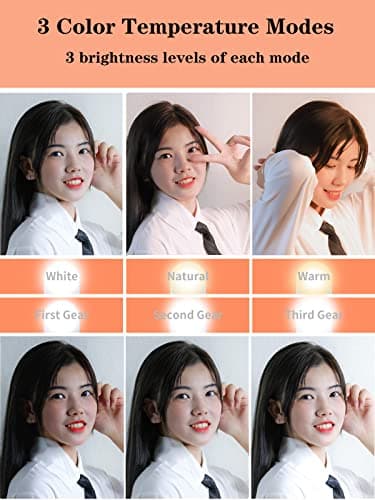 Selfie Stick Tripod with Wireless Remote, 46'' Cellphone Selfie Stick Tripod with LED Fill Light, for iPhone 16/15/14/14 pro/13/13 Pro/12/11/11 Pro/XS Max/XS/XR/X/8/7 and Android Smartphone(Upgrade) 7