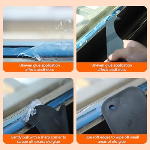 Caulking Gun, Heavy Duty Drip-Free Sealant Gun with Smooth Rod & Quick Release, for Silicone, Adhesives, Construction, DIY Home Repairs (10 oz Standard Size) 5