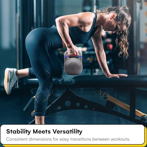 Kettlebell Kings Competition Kettlebell - 25 lb Cast Steel Weight for Strength Training - Durable, Smooth Grip Design for Fitness - Ergonomic Shape with Flat-Bottom for Workout, Gym and Home Exercise 6